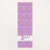 イザベラの名前はピンクパープルヨガマットを意味する ヨガマット (正面)
