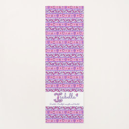 イザベラの名前はピンクパープルヨガマットを意味する ヨガマット