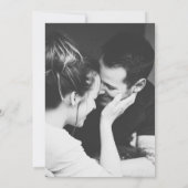 イザベラシンプルモダン脚本教結婚書室 招待状 (裏面)