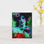 イザベラズブルー カード (黄色い花)