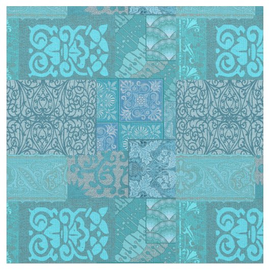 イザベラブルー ファブリック (クローズアップ)