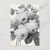 イザベラヴィンテージバラ結婚ズゲスト詳細カード エンクロージャーカード (裏面)