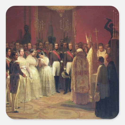 イザベラ女王の結婚 スクエアシール (正面)