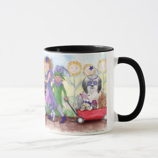 イザベラ女王及びこっけい者のタッドのマグ マグカップ (右)