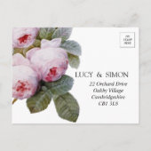 イザベラ2世、フランス ヴィンテージ ローズ RSVP ポストカード (裏面)