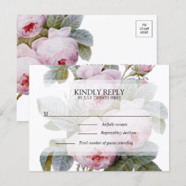 イザベラ2世 フレンチ ヴィンテージ ローズ RSVP ポストカード