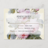 イザベラ2世 ヴィンテージ ローズ RSVP ポストカード (正面)