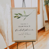 イザベラ エレガントグリーンの ブライダルシャワーのご案内 ポスター