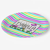 イザベラ – ザネームイザベラお洒落スケッチ ペーパープレート (アングル)