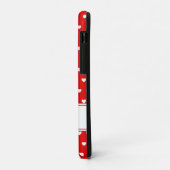 イザベラ – 名前テンプレート、フラッシュ赤と白 Case-Mate iPhoneケース (裏面/左)