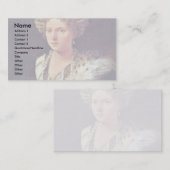 イザベラDâの€の™ Estedeutsch: イザベラのポートレート 名刺 (正面/裏面)