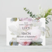 イザベラII、エレガントヴィンテージフランスのバラ セーブザデート (スタンド正面)