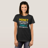 イザベルがユーモアを言えば金は幸せになれない Tシャツ (正面フル)