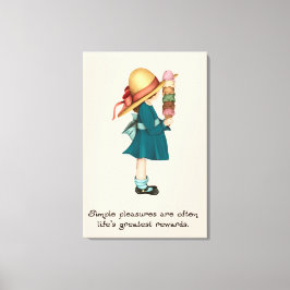 イザベルのアイスクリーム キャンバスプリント