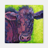 イザベル牛磁石 マグネット (正面)