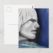イザベル ブロンドの女性の肖像 原画 絵 ポストカード (正面/裏面)