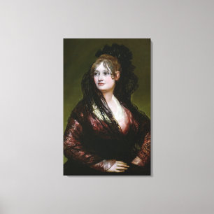 イザベルdフランシスコホセde Goya y Lucientes 夫人 キャンバスプリント