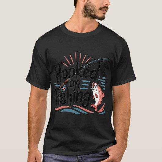 イザヤでさえ釣りの自慢話 - おもしろい釣りデザイン Tシャツ (正面)