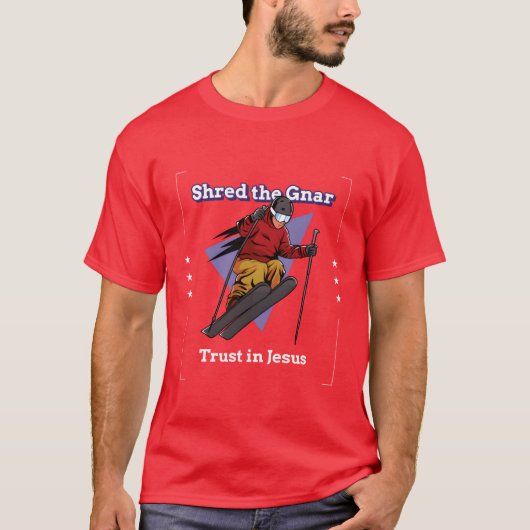 イザヤのゴツゴツを削り取れ 面白い Tシャツ (正面)