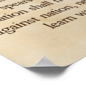 イザヤの剣と子株のビジョン ポスター (角)