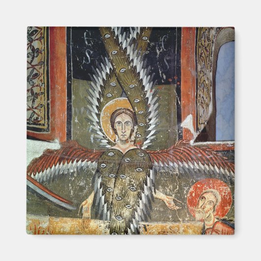 イザヤの唇を清めるセラピム マグネット (正面)