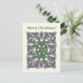 イザヤの聖句スコットランドケルト結び目模様 シーズンポストカード (スタンド正面)