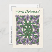 イザヤの聖句スコットランドケルト結び目模様 シーズンポストカード (正面/裏面)