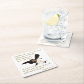 イザヤの聖句 スクエアペーパーコースター (インサイチュ)