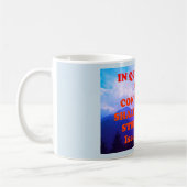 イザヤの聖書の句 コーヒーマグカップ (左)