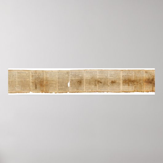 イザヤ巻物 ポスター (正面)