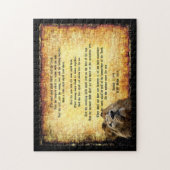 イザヤ書のあるライオン、パックスクリストス11:6-9 ジグソーパズル (縦)