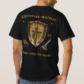 イザヤ書の聖句両面デザイン Tシャツ (裏面)