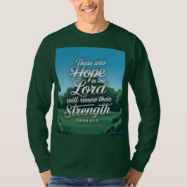 イザヤ書の聖書引用 メンズTシャツ Tシャツ