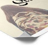 イザヤ書第30章15節 – 静けさと自信 ポスター (角)