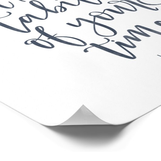 イザヤ書第33章6節 – 彼は安定するだろう – ポスター (角)