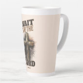 イザヤ書第40章31節を待つ カフェラテマグ (右アングル)