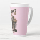 イザヤ書第40章31節を待つ カフェラテマグ (右アングル)