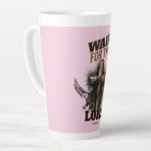 イザヤ書第40章31節を待つ カフェラテマグ (左アングル)