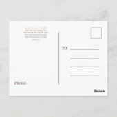 イザヤ書第40章31節を待つ ポストカード (裏面)