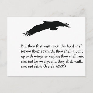 イザヤ書第40章31節 ポストカード