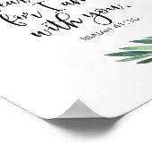 イザヤ書第41章10節から来て、わたしはあなたがたと共にいることを恐れない ポスター (角)