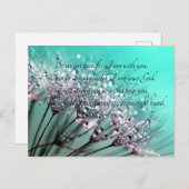 イザヤ書第41章10節を恐れてはいけない ポストカード (正面/裏面)