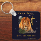 イザヤ書第41章10節を恐れない キーホルダー (正面)