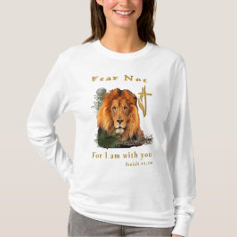 イザヤ書第41章10節を恐れない Tシャツ