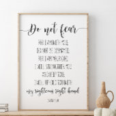 イザヤ書第41章10節 ポスター