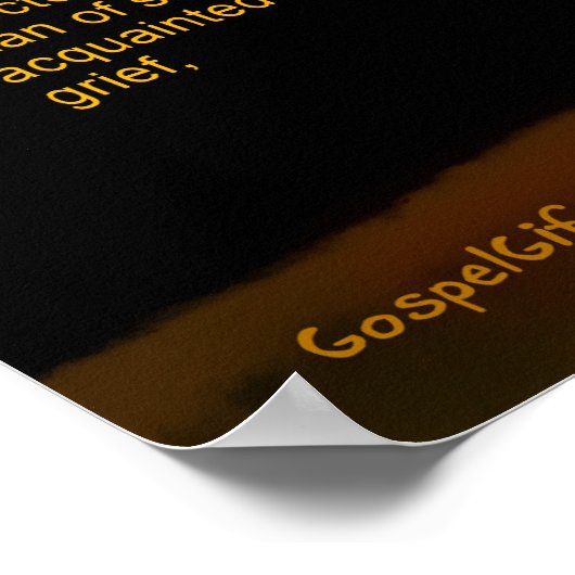 イザヤ書第53章 ポスター (角)