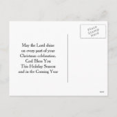 イザヤ書第9章6節に子は生まれ シーズンポストカード (裏面)