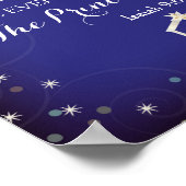 イザヤ書第9章6節の子は生まれ11x14 ポスター (角)