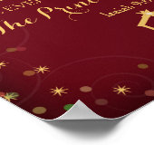 イザヤ書第9章6節の子は生まれ11x14 ポスター (角)