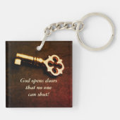 イザヤ書22:22ダビデの家への鍵聖句 キーホルダー (裏面)